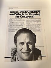 Rare 1978 Dick Cheney for Congress Brochure picture