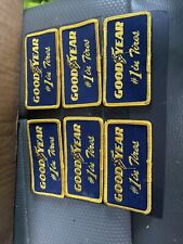 LOT/6 GOODYEAR-#1 In Tires Embroidered Iron On Uniform-Jacket Patch 3 3/4