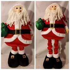 Santa Claus Door Greeter Plush Stretch Legs Standing picture