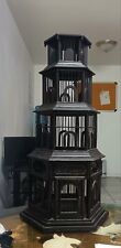 Antique Wooden 4-Story Bird Cage picture