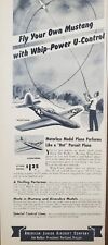 1944 Print Ad Aircraft Model Fly Flight Airacobra  Art Advertisement Ephemera  picture