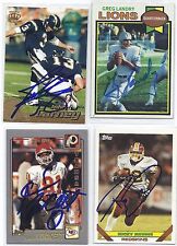 Kevin Lockett Signed / Autographed Football Card Washington Redskins 2001 Topps  picture