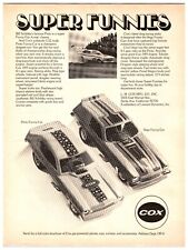 Original 1973 Cox Super Funnies Toy Cars - Print Advertisement (8x11) *Vintage* picture