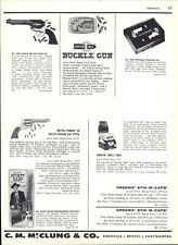 1960 PAPER AD Mattel Toy Cap Gun Fanner 50 Wyatt Earp Buffalo Hunter Winchester picture