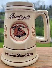 Vintage 1988 Leinenkugel's Brewing Limited Edition Bock Beer Stein #1 of 1000 picture