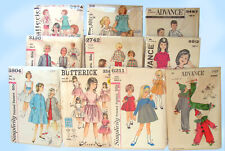 Lot of 10 Vintage SEWING PATTERNS 1940s 50s 60s Simplicity  KIds Lot #KA4 picture