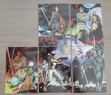 2004 Topps Star Wars Heritage Wave 1 ... 5 Card Etched Foil Lot picture