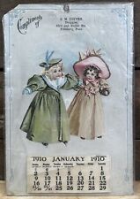 Vintage 1910 R.M. Totten Druggist “Youth’s Companion” Calendar Pittsburgh, Penn. picture