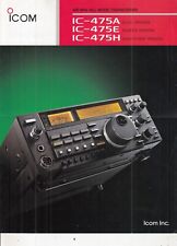 ICOM IC-475A IC-475E IC-475H  TRANSCEIVER BROCHURE picture