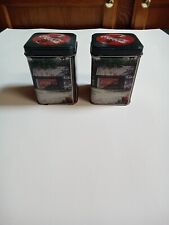 VTG Coca Cola Candle Tins Red Barn Store 1999 - Lot of 2 picture