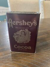 1981 Hershey's Cocoa Tin Coin Bank - reproduction of early 1900s label picture