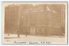 c1920's Candid Fraunces Tavern New York City NY RPPC Photo Unposted Postcard picture