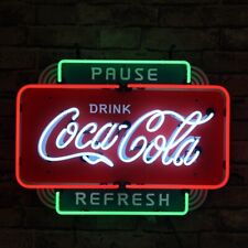 New Coca Cola Pause Drink Refresh Coke Neon Sign 20