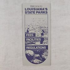 Vtg 1980 Welcome to Louisiana State Parks Facilities Souvenir Brochure Pamphlet picture