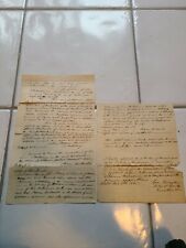 Antique Unknown Vintage Document 1845 New York Waterbury H.L. Knowles Fine picture