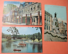 Three  Vintage Montreal & Quebec postcards picture