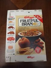 VINTAGE 1983 KELLOGG'S FRUITFUL BRAN EMPTY FLAT CEREAL BOX picture