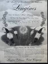 Vintage 1954 Longines-Wittnauer Watch Company Print Ad picture