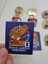 OHIO State Bike Week Pins Assorted Cities Biker Harley Davidson Lot Of 9 picture