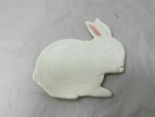 Yankee Candle Bunny Ceramic 8x6 Candle Plate BB02B43005 picture