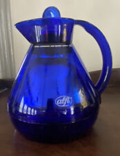 Vtg Colbolt Blue Alfi Carafe Insulated Jug Pitcher Longrove And  Brown London picture