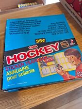 O Pee Chee Hockey 1984 Sticker Album With Display Full Box picture