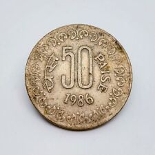Indian 50 Paise Coin 1986 Year 100% Original picture