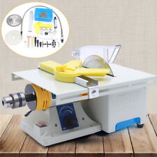 110V 750W Benchtop Table Saw Cutter Gem Jewelry Rock Bench Lathe Polisher picture
