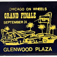 1989 Chicago On Wheels Auto Show Glenwood Plaza Shopping Center Illinois Plaque picture