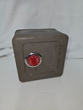 Vintage Diebold Junior Steel Tin Dial Combination Lock Mini Kid's Safe Coin Bank picture