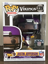 Funko Pop NFL Minnesota Vikings Justin Jefferson Pop Vinyl Figure #239 picture