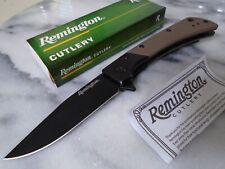 Remington Ball Bearing Pivot Tactical Pocket Knife D2 G10 Folder 15667 7.10