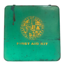 Vintage Ventura County California Sheriffs Car First Aid Kit Full picture