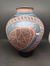 Mata Ortiz Pottery Painted  Design by Efrain Lucero Jr. 8.5