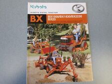 Kubota BX1500, BX1830, BX2230, BX23 Tractor Sales Brochure 16 Page picture