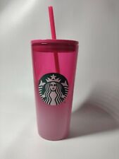 Starbucks Overseas European Pink Gradient Glass Tumbler Brand New With Tag  picture