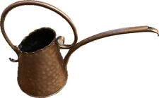 Vintage Gregorian Solid Copper Hammered Small Watering Can Jug picture