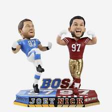 Nick and Joey Bosa San Francisco 49ers & Los Angeles Chargers Bobblehead NFL picture