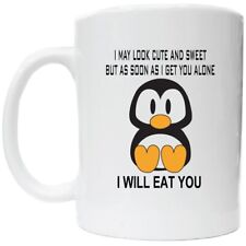 I May Look Cute and Sweet Penguin Coffee Cup Mug picture