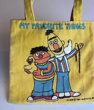 Vintage 1981 Sesame Street Bert And Ernie Bag  picture