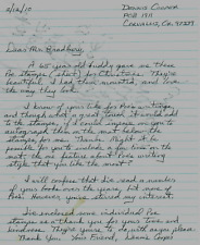 Ray Bradbury Hand Written Response To Fan's Letter W/ Todd Mueller COA picture