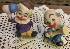 Pair Of Vintage Clowns Circus 2.5