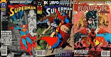Superman Annual #3-5 Newsstand Covers (1987-2006) DC Comics - 3 Comics picture
