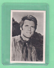 1959-61  CLINT EASTWOOD  Japanese Bromide/Menko Card..Very Rare...Nrmnt-Mint D picture