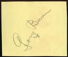 George Burns d1996 signed autograph auto 3x4 Cut American Comedian Actor Writer picture