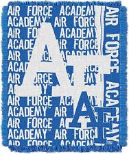 NORTHWEST NCAA Air Force Falcons Woven Jacquard Throw Blanket 48x60 Double Play picture