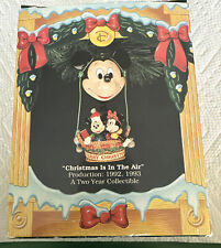 Enesco Christmas Ornament Mickey Minnie Christmas In The Air Hot Air Balloon picture