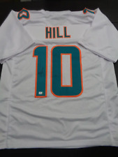 Tyreek Hill Miami Dolphins Autographed Custom Football Jersey GA coa picture