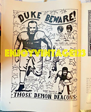University Wake Forest vs. Duke Blue Devils 1936 Homecoming Football picture