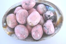 One Rhodocrosite Tumbled Stone NICE 35mm Reiki Healing Crystal Love Home  picture